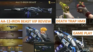 AA-12-IRON BEAST VIP REVIEW IN DEATH TRAP HERO MODE EXTREME