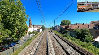 ★ 4K 🇫🇷  Bordeaux - Toulouse - Montpellier - Marseille en BB7200, cab ride France [07.2022]