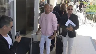 Jeremy Meeks arrives in Cannes