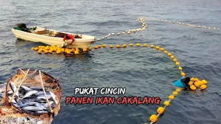 PUKAT CINCIN, Begini Cara Nelayan Indonesia Menangkap Ikan Di Pagi Hari || KM.KURNIA LAUT ep.333