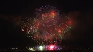 2022 長岡まつり 2日 花火「故郷はひとつ」マルゴー Nagaoka fireworks MARUGO