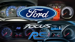 Ford Focus RS (0-100 KM/H) (0-60 MPH) ACCELERATION BATTLE