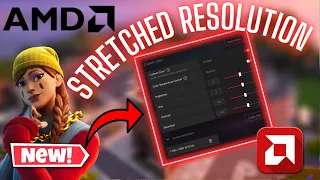 How To Get Stretched Res On AMD Radeon Software in 2024! (FORTNITE CHAPTER 3 SEASON 1)