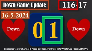 Thai Lottery Down Game First Paper | Thai Lottery Sure Win 2024 | Result Today 16-5-2024