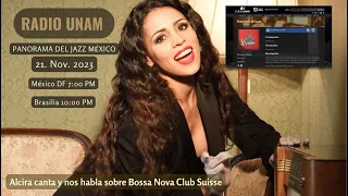 Bossa Nova Club Suisse en Radio UNAM México City 21. Noviembre 2023