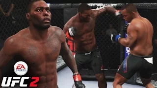 Anthony Rumble Johnson Heavy Hands! I'm Just Trash - EA UFC 2 Online Gameplay