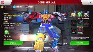 Transformers earth wars new combiner guys!!