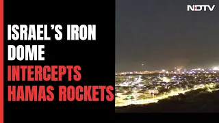 Israel’s Iron Dome Intercepts Hamas Rockets Fired From Gaza Strip