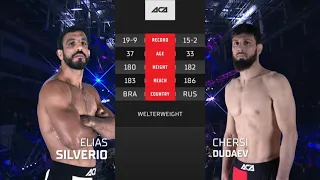 Элиас Сильверио vs. Черси Дудаев | Elias Silverio vs. Chersi Dudaev | ACA 165 - St. Petersburg