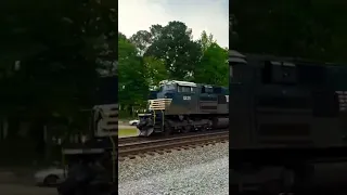 Passing a freight train