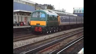 Rare moves at Ashford - E5001 and 68002 in 1992