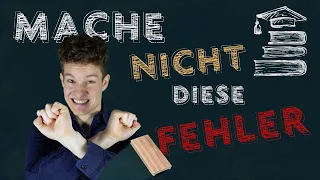 TOP 10 DER GRÖSSTEN FEHLER IM STUDIUM