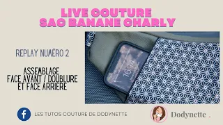 Coudre le sac banane Charly - replay 2/4 (assemblage des pièces)