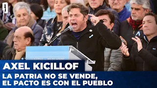 💥 LA PATRIA NO SE VENDE, EL PACTO ES CON EL PUEBLO | Axel Kicillof en el Plenario de la Militancia