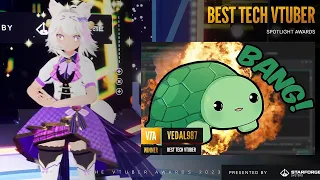 Vedal Winning Best Tech Vtuber