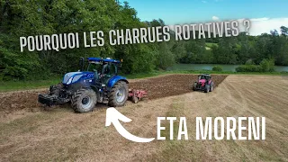 Pourquoi des Charrues Rotatives ? Chantier de Labour ETA Moreni | Pure Sound Massey Ferguson !