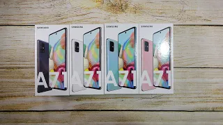 Samsung Galaxy A71 All colours unboxing