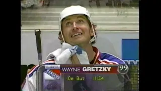 Wayne Gretzky's goal against Canadiens, december 1996