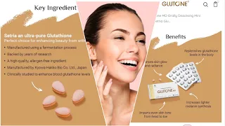 Glutone MD Tablet| Glutathione skin whitening|skinshine|glutathione|GNEW! CHEAPEST