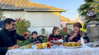 GRANDMA COOKING HANDMADE HAZELNUT CAKE IN THE VILLAGE! A RURAL PRICELESS RECIPE