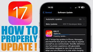 How To Properly Install iOS 17 - Tips Before Updating !