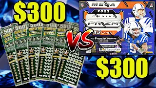 2023 Panini Prizm Football MEGA BOXES VS. $50 Scratch Off Lottery Tickets