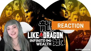 My reaction to the Like A Dragon Infinite Wealth Story Trailer | GAMEDAME REACTS