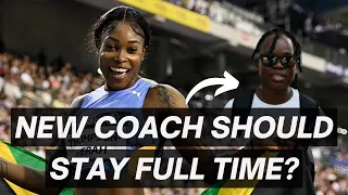 SHOULD ELAINE THOMPSON-HERAH KEEP HER NEW COACH?? | Brussels Diamond League 10.84!! 🔥