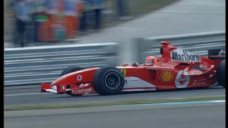 MT89 Formula1 2004 Shanghai GP Schumacher spins