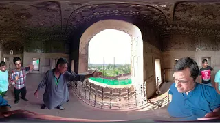 First 360 degree video of Sheesh Mahal (The Palace of Mirrors) with guide! MUST WATCH! Use VR!