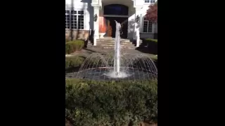 Spray Ring Fountain with Center Geyser