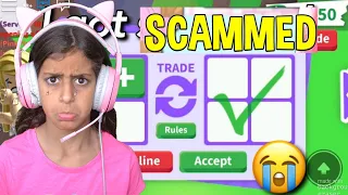 I Got SCAMMED In Adopt Me!! I Lost all my PETS in Roblox