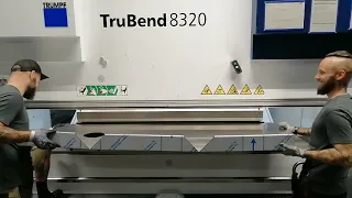 TruBend 8320 stainless steel tub bending