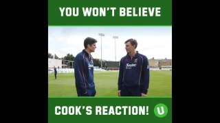 Unbelievable Catch | Alastair Cook’s brilliant reflex action saves an Essex reporter