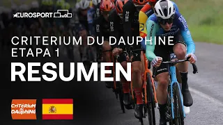 🇫🇷 Critérium du Dauphiné Etapa 1 Resumen | Eurosport Cycling