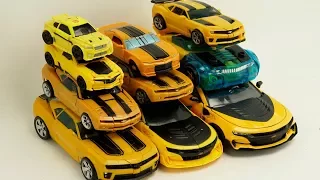 Transformers Bumblebee Yellow Car Color Autobots Battle Ops Transform #трансформеры Cars Robot Toys