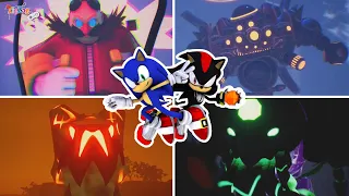 Sonic Omens | All Bosses + End Cutscenes | Episodes 1-4 | ZigZagGamerPT