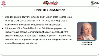 M-03. The Positivism of Saint Simon and August Comte