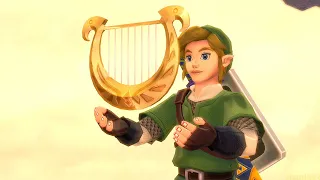 The Legend of Zelda: Skyward Sword (4K60) - Link Learns All Goddess Harp Songs