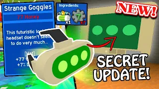 *UPDATE* STRANGE GOGGLES, COGS, SECRET AREA RP2! | Roblox Bee Swarm