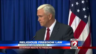 Indiana governor wants "to clarify" Religious Freedom Law