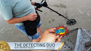 Diamonds and Gold A Girl’s Best Friend. Metal Detecting New Smyrna Beach | The Detecting Duo