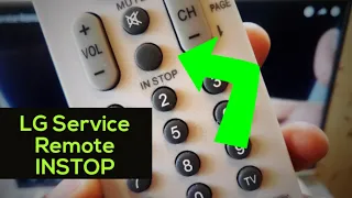 INSTOP On LG Service Remote Control