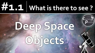 Astro Tutorial #1.1 What is there to see in the night sky? - Part 2 Deep Sky Objects