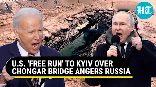 U.S. 'Hand-In-Glove' with Kyiv over Crimea-Kherson Bridge bombing; Russia Fumes | Watch