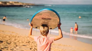 Surfeando con niños en Fuerteventura