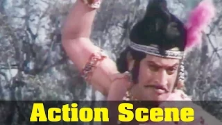 Villalan Ekalaivan Movie : Krishna, Best Tiger Fight  Scene