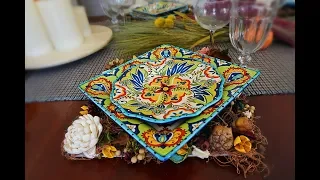 DIY Thanksgiving Charger Plate and Tablescape