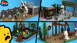 LEGO Zoonomaly Playsets: Smile Cats, Zookeeper, Safe Zone, and Giant Rabbit