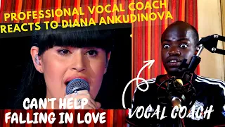 PROFESSIONAL VOCAL COACH REACTS TO @AnkudinovaDiana CAN'T HELP FALLING IN LOVE. How Old Was She??